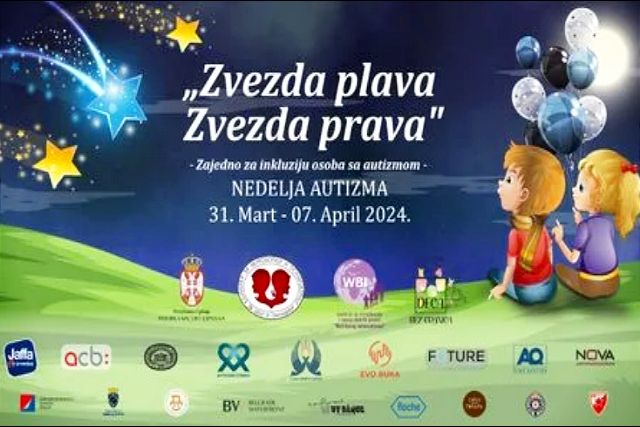 Nedelja autizma do 7. aprila ‘Zvezda plava, Zvezda prava!’