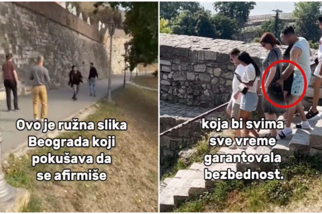Dok policija hapsi studente i čuva Čacilend na Kalemegdanu haos: Džeparoši kamenovali turiste, vodiču pretili nožem VIDEO