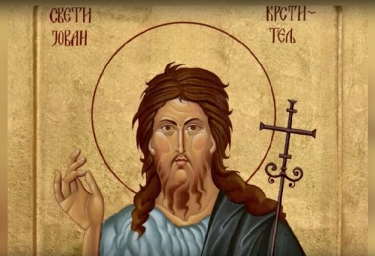 Srpska pravoslavna crkva slavi Svetog Jovana Krstitelja