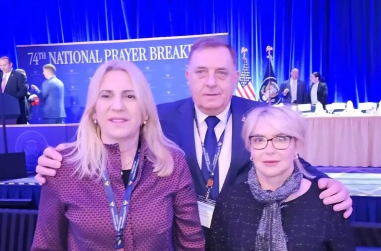 Dodik i Cvijanović na Molitvenom doručku u Vašingtonu